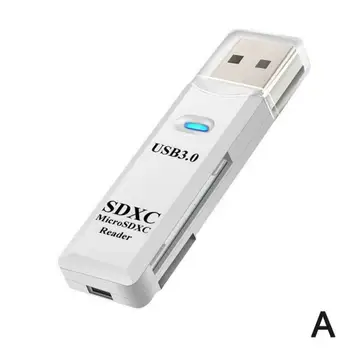 

Card Reader 2-in-1 Super Speed USB 3.0 Memory SD Card Reader Adapter Card Reader Computer Cables & Connector Card Reader Adapter