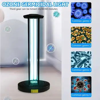 

38W Ultraviolet UV Germicidal Lamp 220V Ozone Sterilization Light for Home Disinfect Bacterial Kill Mites Deodorizer