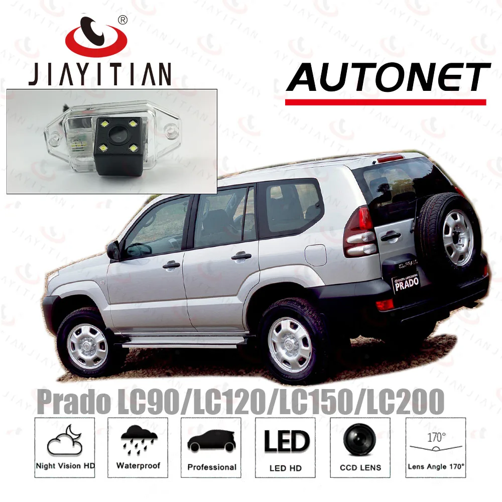 Задняя камера JIAYITIAN для Toyota Land Cruiser Prado 90 J90 LC90/LC120/LC150 LC200 1996 ~ 2017 заднего вида |