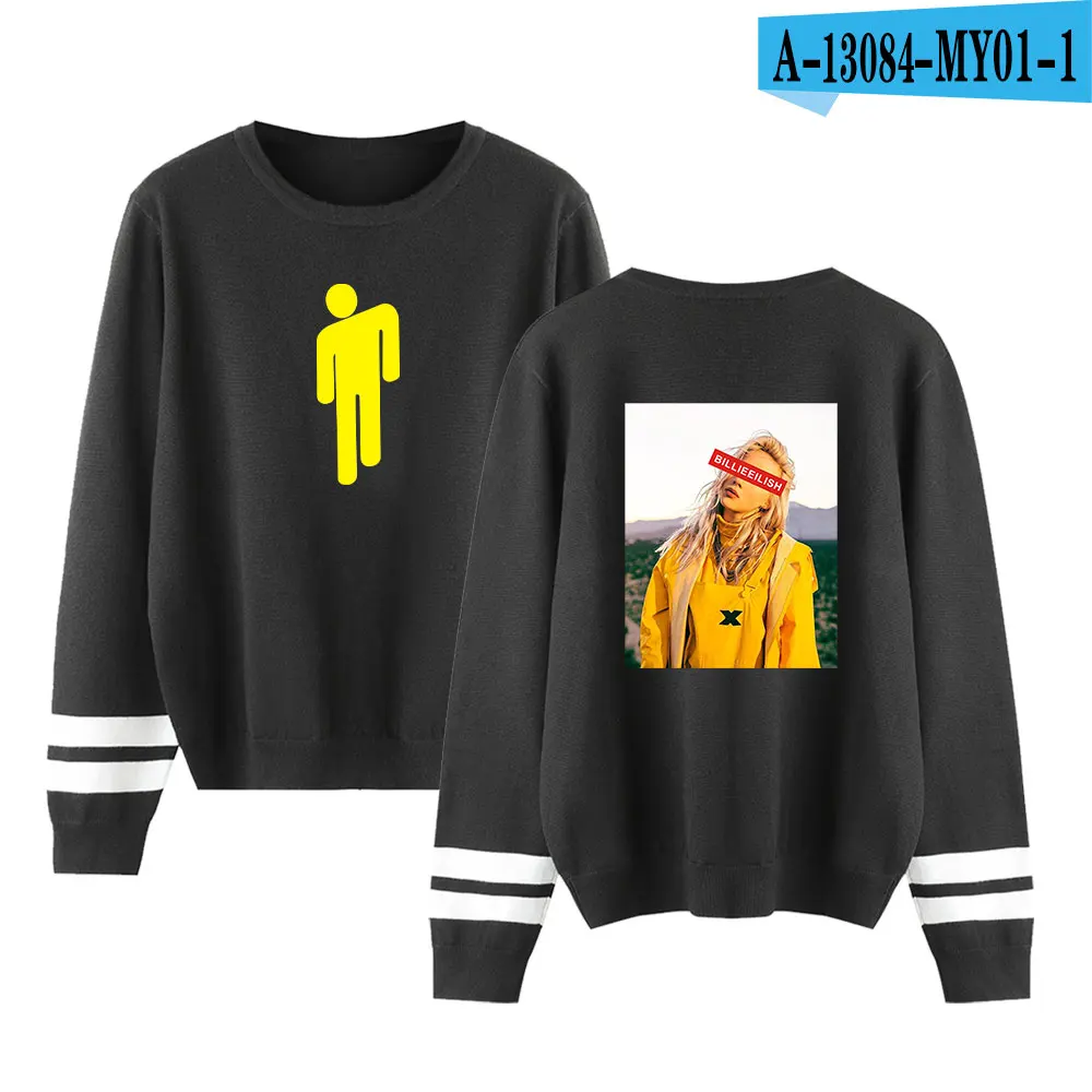 As picture Специальная распродажа, Брендовые мужские и женские вязаные свитера Billie Eilish, весенне-осенние мягкие свитеры, пуловеры, мужская и женская повседневная одежда - Цвет: As picture