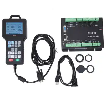 

Motion Controller 3-Axis CNC Motion Control System + Handle Controller 24V for Engraving Machine Parts