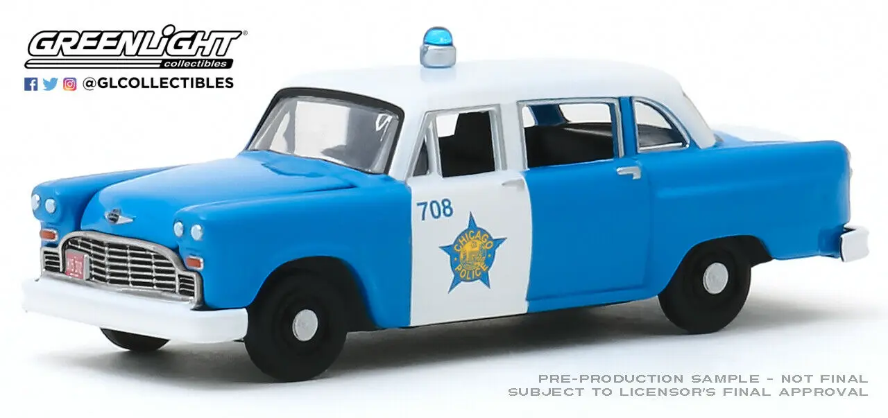 GreenLight 1:64 1961 шахматный марафон бутик из сплава игрушки для детей модель