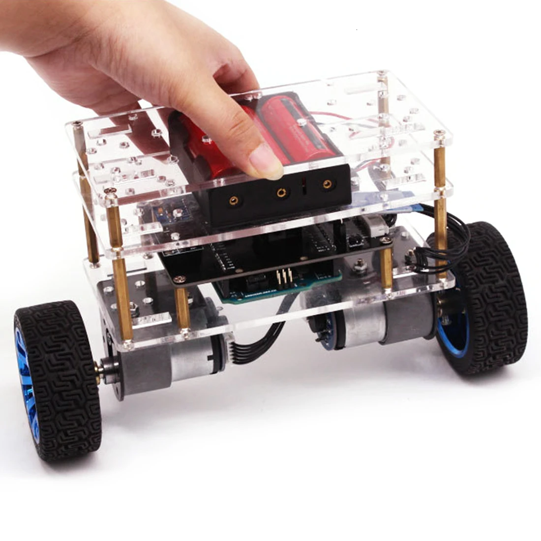 Робот балансировщик автомобиль совместим с Arduino электроники программируемый комплект образование робототехники поддержка C язык для