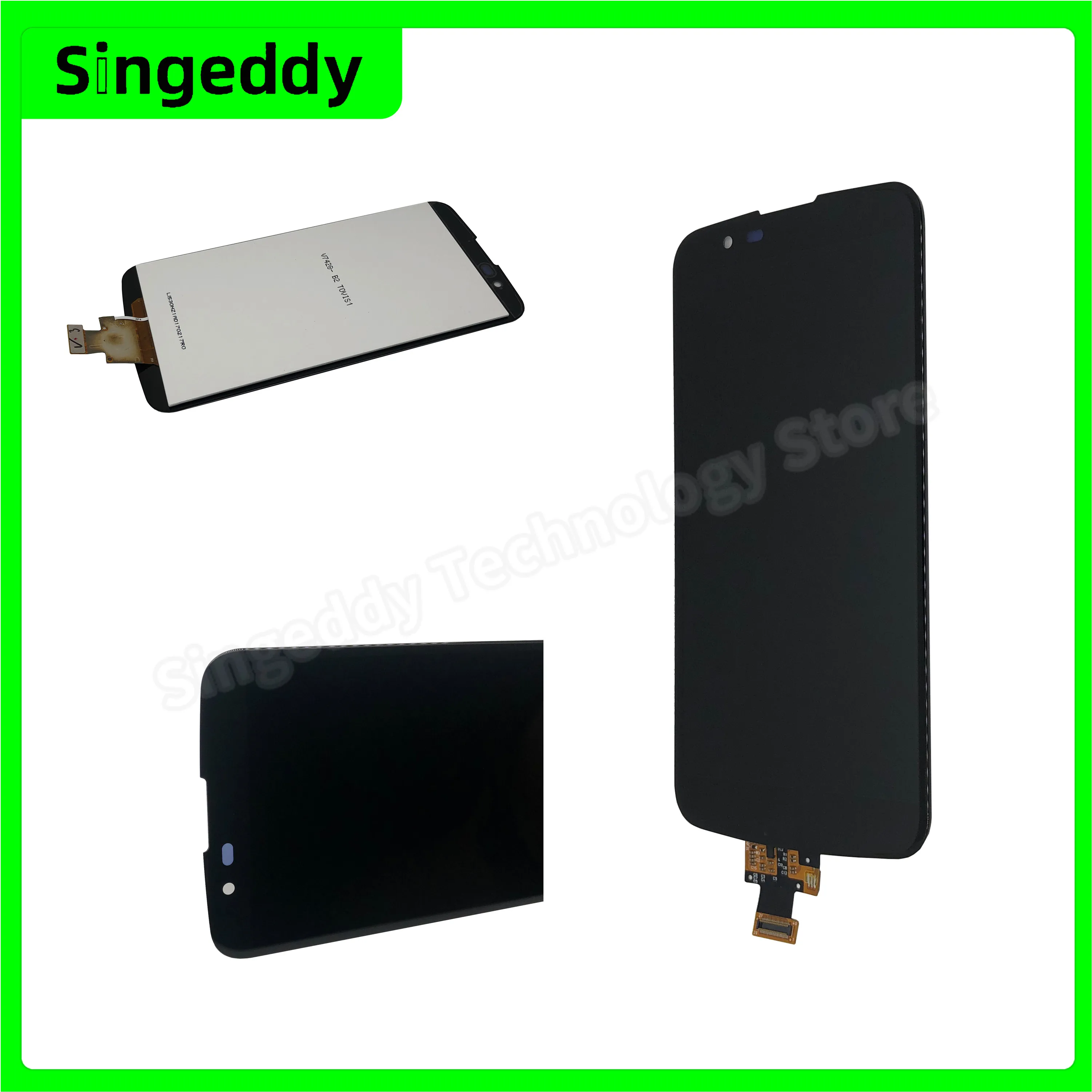 ЖК-дисплей с сенсорным экраном в сборе для LG K10 k10tv k410 Q10v2 K430 черный 5 3 дюйма 1280*720 TFT