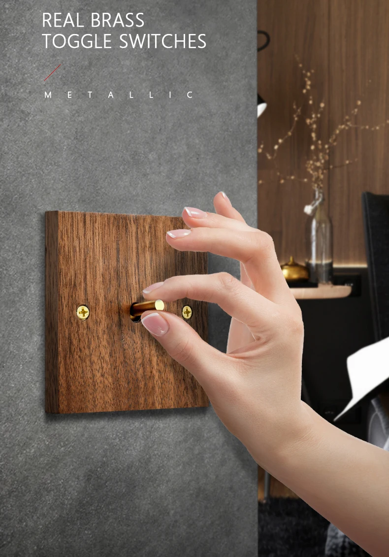 casa interruptores luz parede retro bronze alavanca