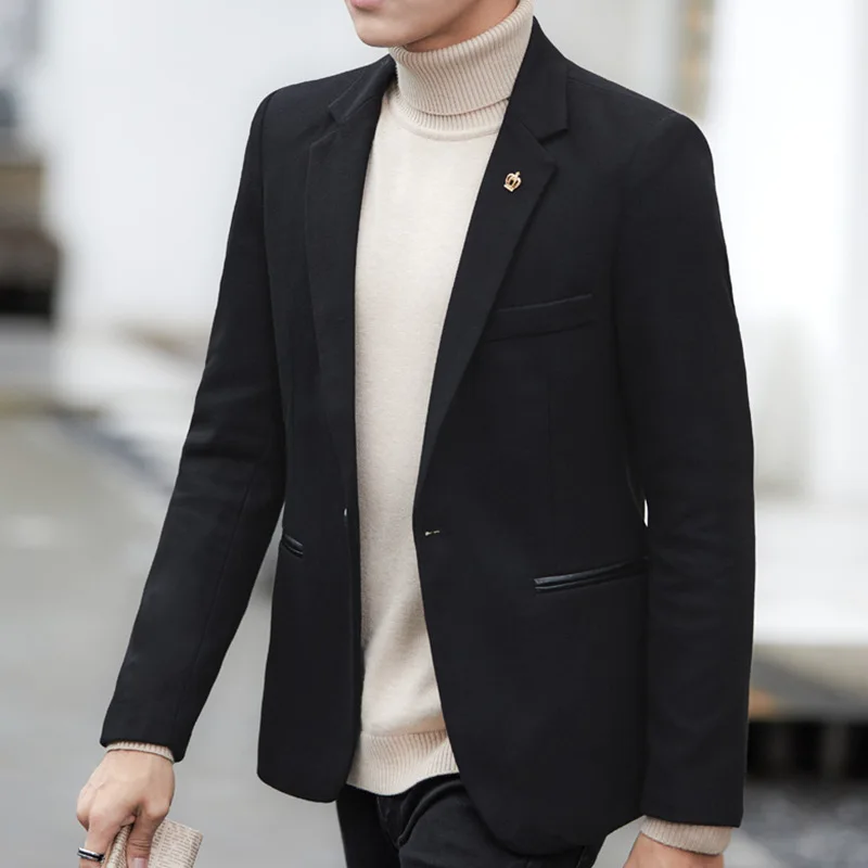 

19 Years Leisure Suits for Men's Small Suit Slim Fit Korean-style Coat Men's Fashion