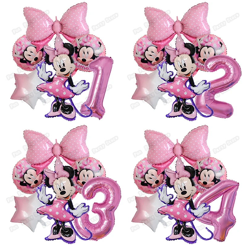 Eerbetoon Een zekere Middellandse Zee 1Set Disney Minnie Mouse Thema Meisje Verjaardagsfeestje Decor Kids Roze  Ballon 1 2 3 4 5 6 7st Baby Shower Benodigdheden Kids Speelgoed  Globos|Ballonnen & Accessoires| - AliExpress