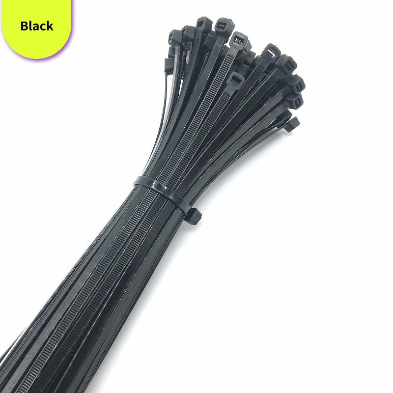 16Pcs/Set 205*12mm Universal Nylon 5 Color Wire Cable Tie Magic Cable Tie 