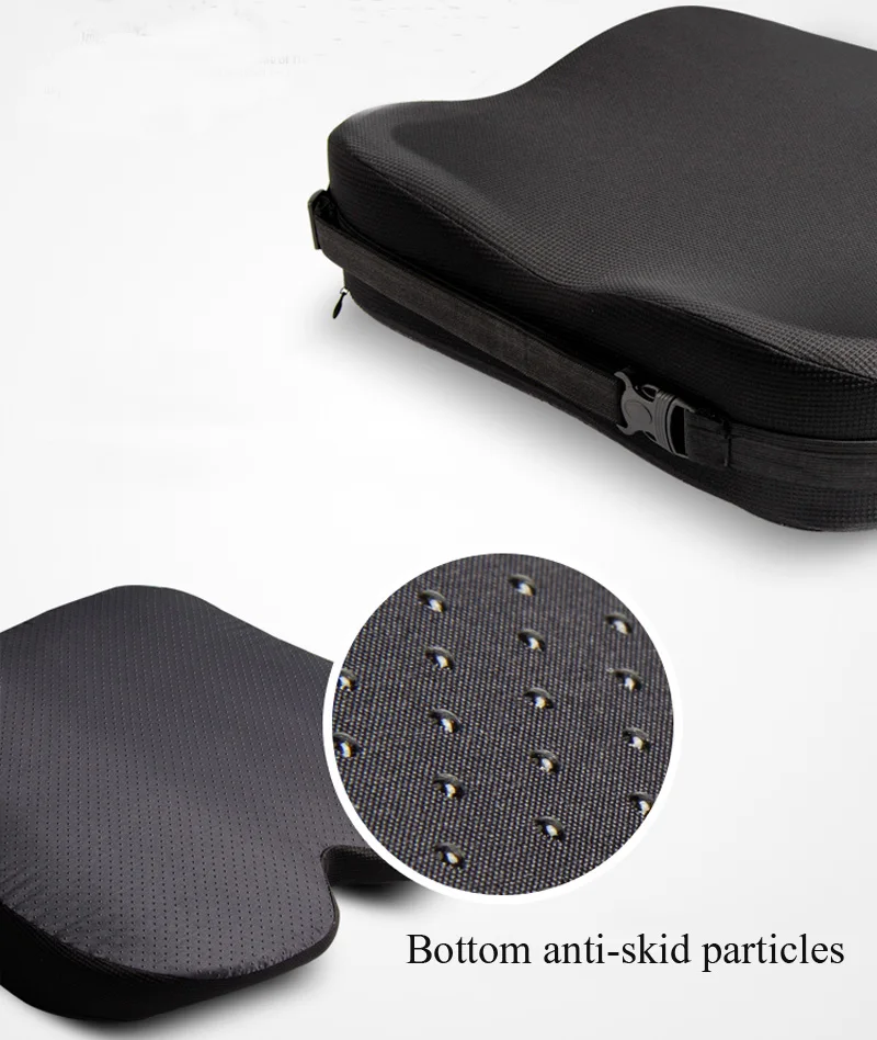 Memory Foam автомобильные сиденья, вспомогательные подушки «Booster» для взрослых, высота, женские черные чехлы для автокресла, подпорка с высокой спинкой, с ремнем безопасности