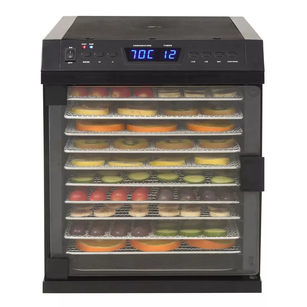 zwaar Nadeel Vluchtig VidaXL 11 Lade Layer Professionele Dehydrator Fruit Droger Roestvrij Staal  Fruit Groente Vlees Lucht Droger Elektrische Dehydrator| | - AliExpress