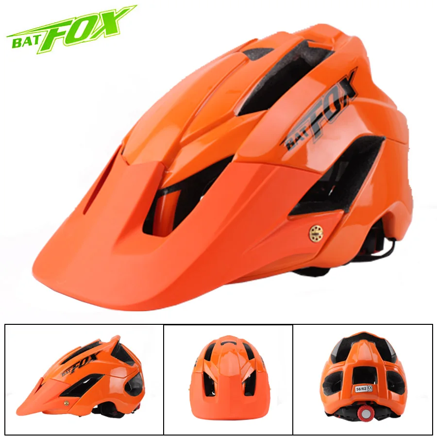 BATFOX оранжевый велосипедный шлем MTB шлем casco bicicleta hombre capacete ciclismo велосипедная Кепка cinelli велосипедный шлем