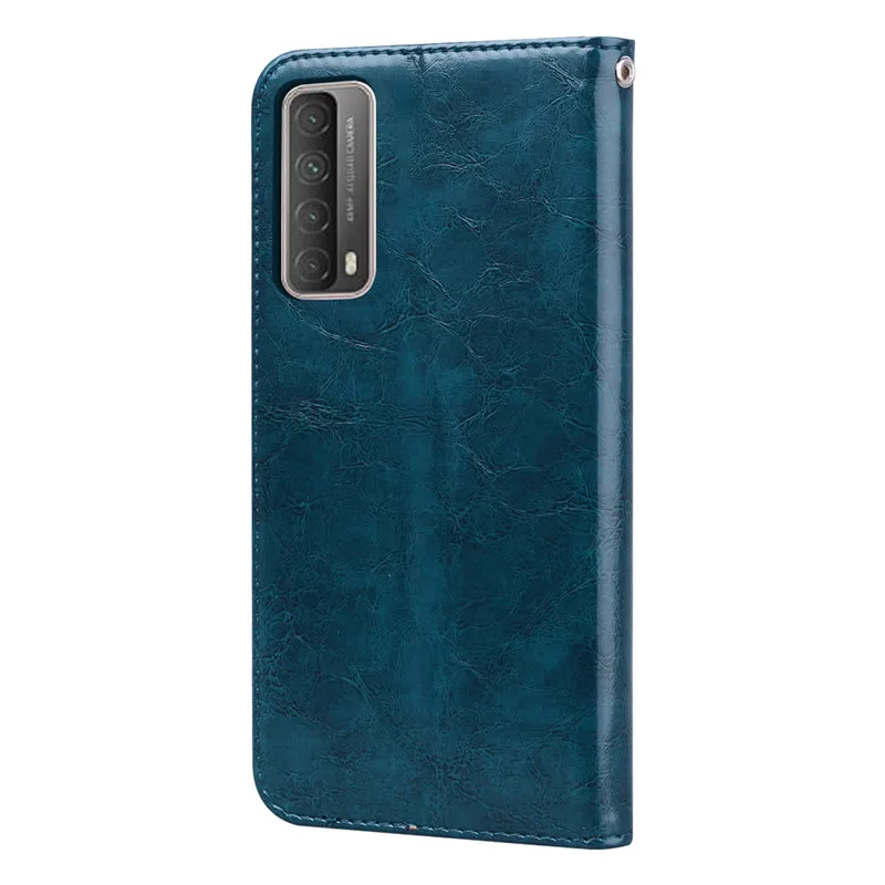 PSmart 2021 Fundas Leather Flip Case on For Huawei P Smart 2021 Case PPA-LX2 Magnetic Phone Case For Huawei P Smart 2021 Coque designer phone pouch