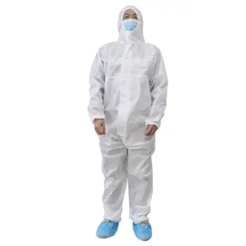 

Anti-Stick Fabric Cozy Breathable Safe Antibacterial Clothing Protective Suit Isolation Suit Disinfection Dust-Proof Protection