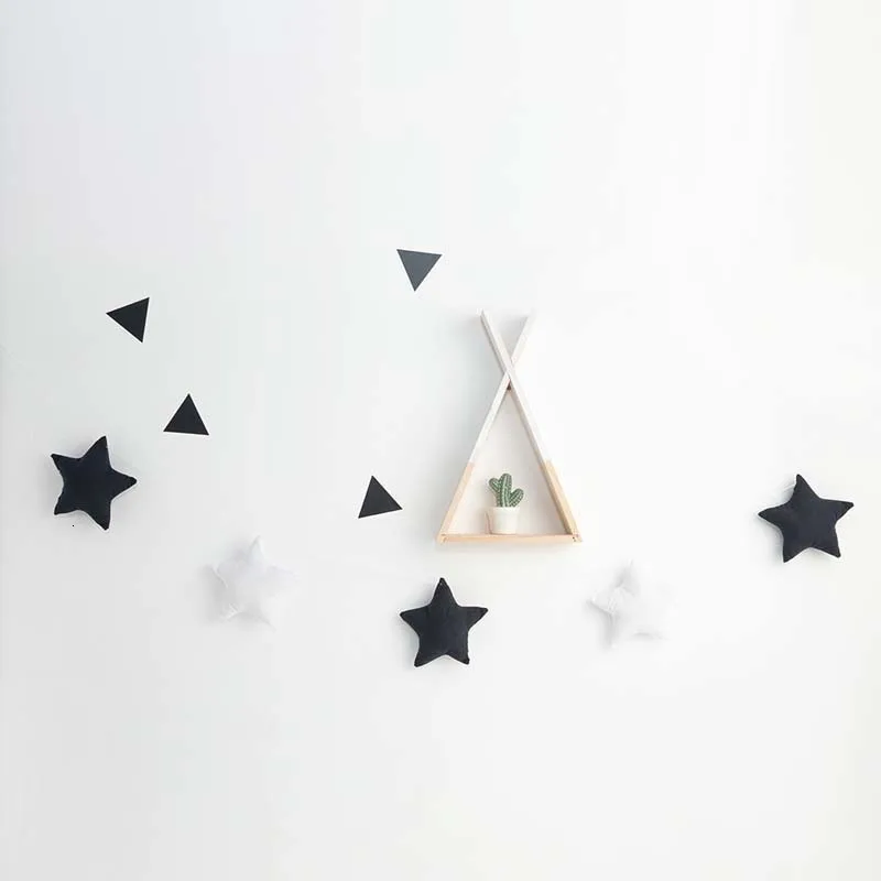 Koodykids декор для детской комнаты скандинавские хлопковые гирлянды со звездами Настенный декор для детской комнаты Звездный Декор реквизит для детской фотосъемки
