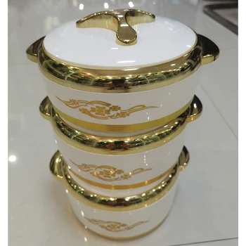 3Pcs/Set 1.5/2/2.5L Plastic Food Warmer 1