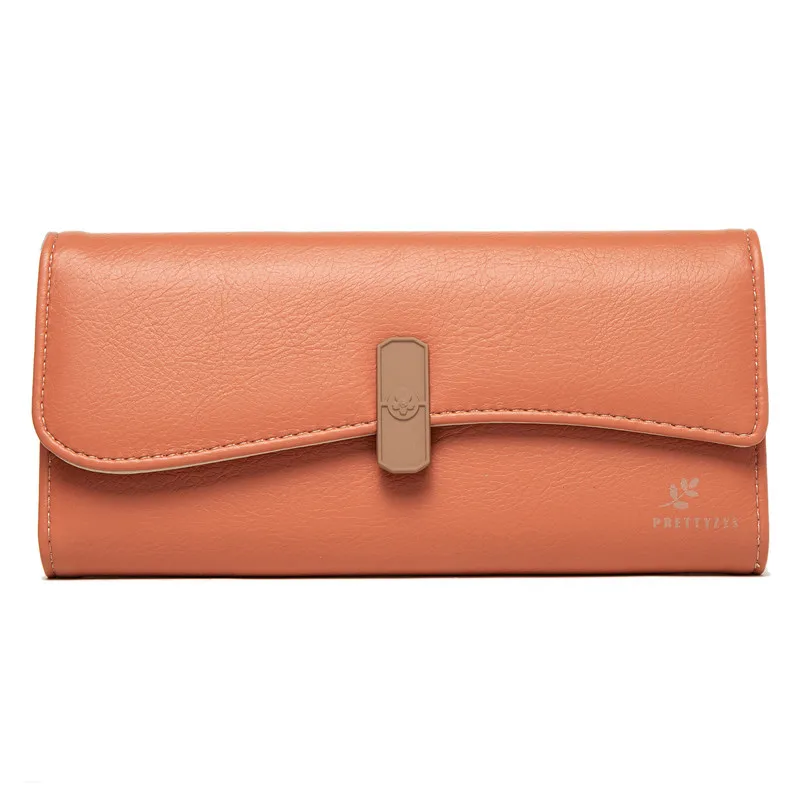 Leather Women Wallet Hasp Small and Slim Coin Pocket Purse Women Wallets Cards Holders Luxury Brand Wallets Designer Purse