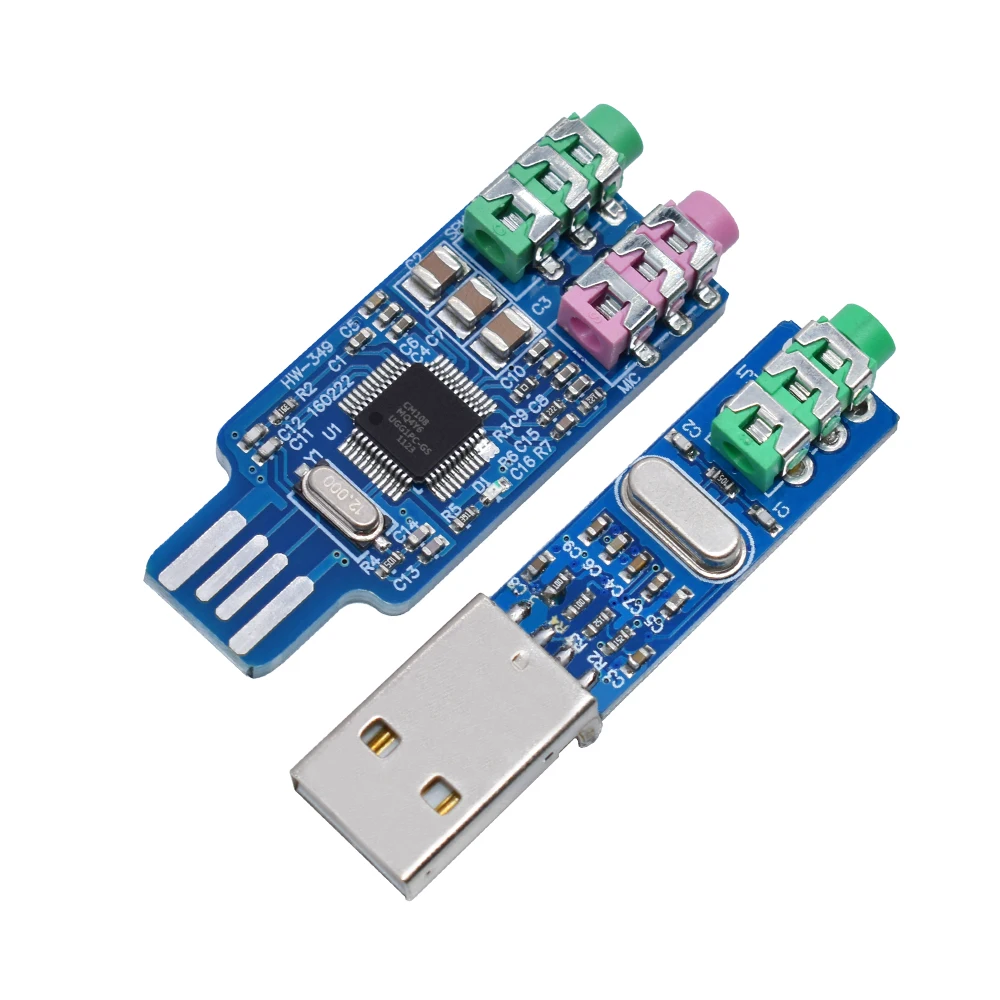 5V Mini Pcm2704 Cm108 Usb Dac Hifi Usb Scheda Audio Usb Power Dac Modulo Scheda Di Decodifica Per Arduino Raspberry Pi 16 Bit