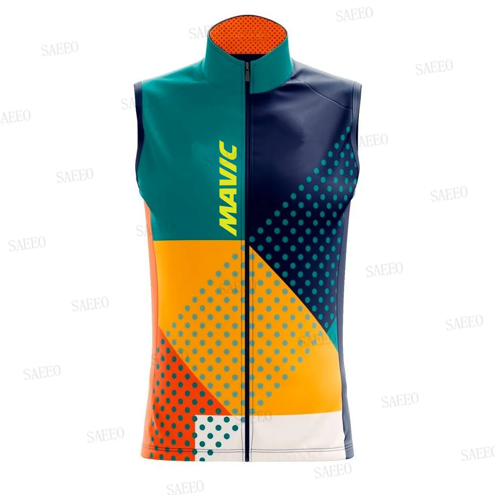 MAVIC 2021 Pro team Cycling Vest Windstopper Windproof Bicycle Vest sleeveless lightweight breathable Bicycle Jersey Ciclismo