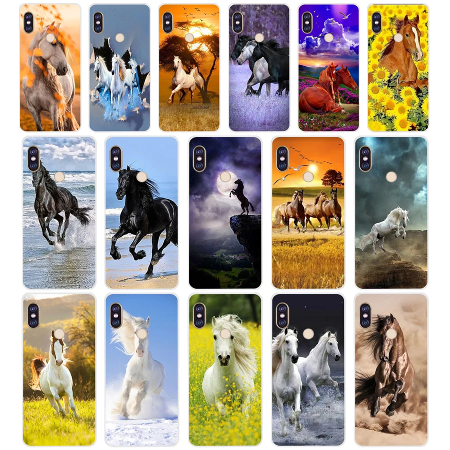 289Sd Horse Custodia Morbida In Silicone Tpu Cover Per Xiaomi Redmi 5A 5Plus Note 5 5A Pro Mi 6