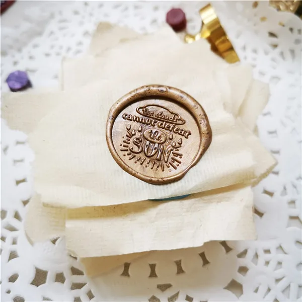 

the clouds can't defate the sun Wax Seal Stamp,Wax Seal Stamp Kit,patry invitation seals sealing stamp DIY stamps
