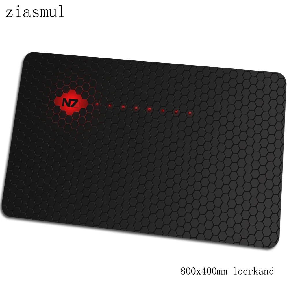 N7 коврик для мыши 800x400x3 мм коврики классный компьютерный Коврик Для Мыши игровые аксессуары очаровательные большие игровые коврики и чехлы игры pc gamer - Цвет: Size 800x400x3mm