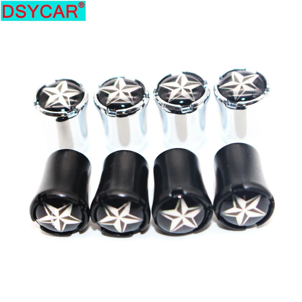 Dsycar 4pcs/set Car Styling Zinc Alloy Car Tire Valve Caps Wheel Tires