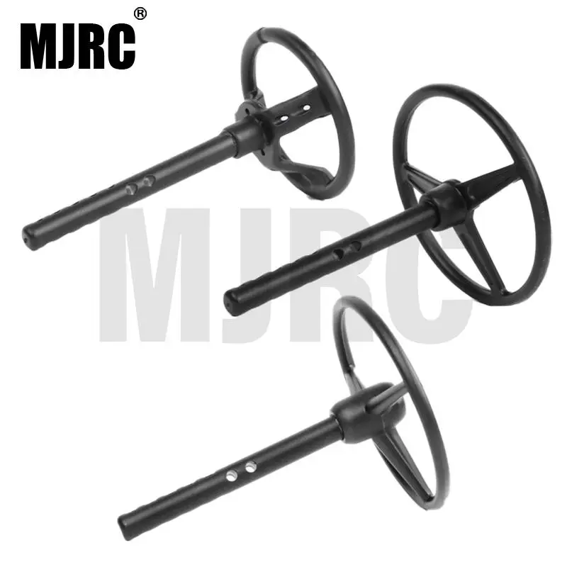 

MJRC 1PCS Plastic RC Car Steering Wheel for 1:10 RC Rock Crawler Axial SCX10 90046 WRAITH RR10 Traxxas TRX4 D90 D110 RC4WD