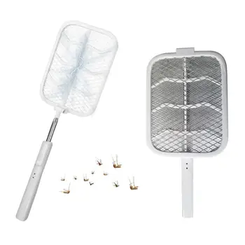 

USB Cycle Charging Electric Mosquito Swatter Foldable Telescopic Anti-mosquito Repellent For Home Restaurant