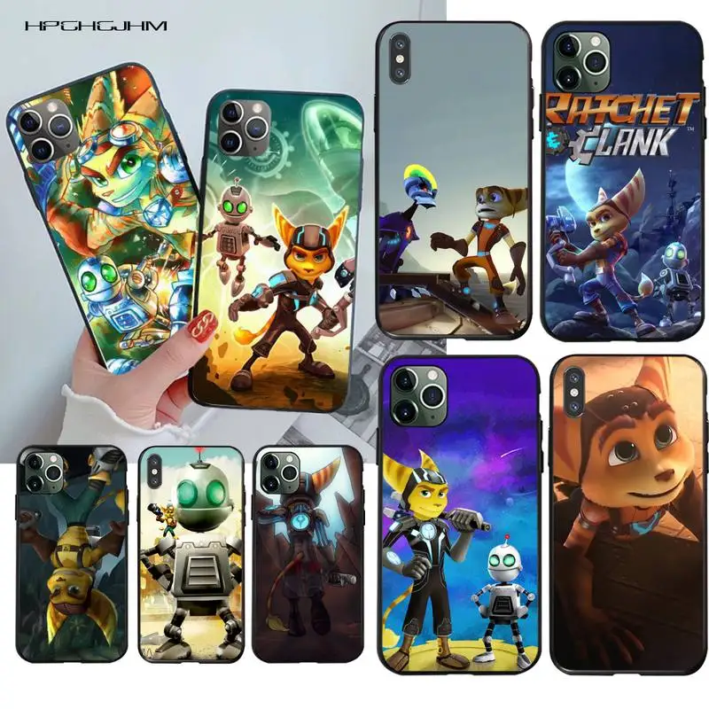 HPCHCJHM Трещотка &amp Clank Insomniac черный чехол для телефона Корпус iPhone 11 pro XS MAX 8 7 6S Plus X 5S SE