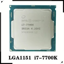 CPU de escritorio i7-7700K i7 7700K 4,2 GHz Quad-Core, procesador de ocho hilos, 8M, 91W, LGA 1151