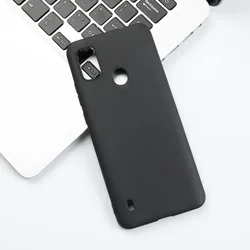 Black Soft Silicone TPU Case - High - Quality Protective Cover for ZTE Blade A51 (Black)