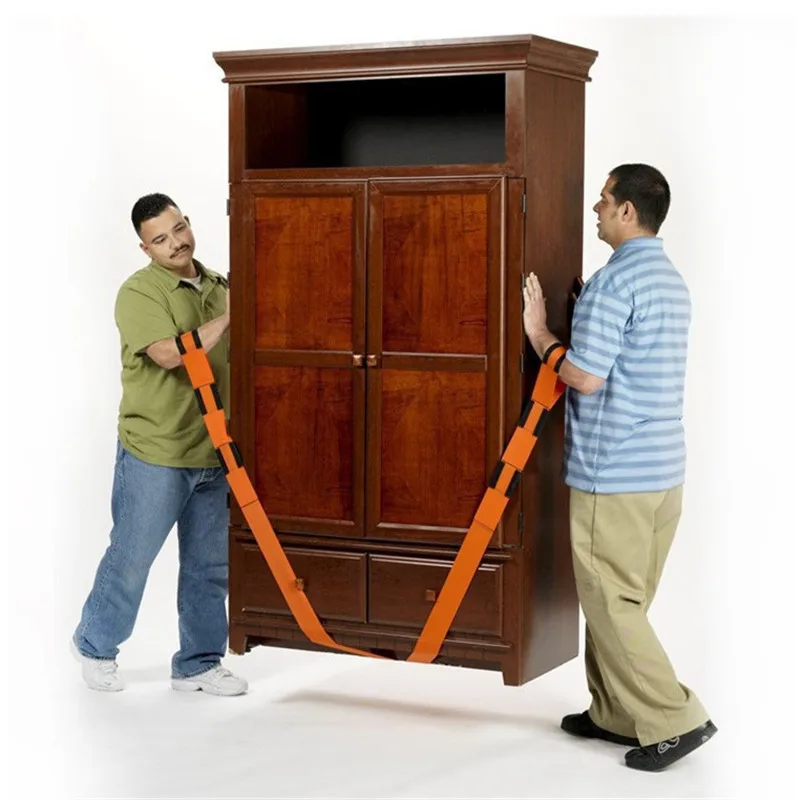 

Shoulder Forearm Carry Rope Lift Heavy Furniture Moving Straps Useful Lifting Cords Transport Belt Appliances Carry Ropes