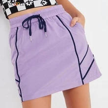 KANCOOLD женская спортивная короткая юбка со складками, короткая юбка для фитнеса, шорты для бега, дышащая Спортивная одежда для спортзала, Новинка