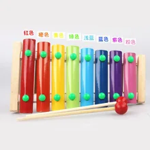 Дети раннего возраста специальное образование Октав стук пианино деревянная детская музыкальная игрушка детская деревянная игрушка в коробке