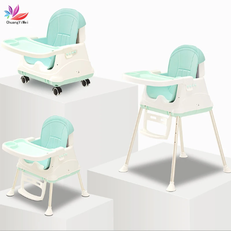

High Chair Feeding Chair Baby Chair Booster Seat Children 3 in 1 Adjustable Folding Chairs Kids Highchair Seat Baby Eating Seats