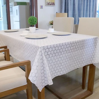 

pvc lace tablecloth oil-proof waterproof anti-scalding tablecloth TV cover cloth home universal tablecloth customizable