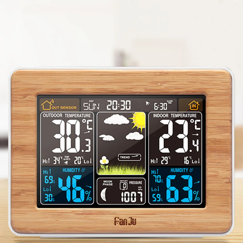 

Multi-function WIFI color screen weather forecast alarm LCD clock