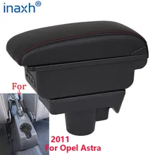 Accoudoir de voiture avec boîte de rangement USB, pour Opel Astra H 2008 – 2011, détails intérieurs, réaménagement des accessoires de voiture