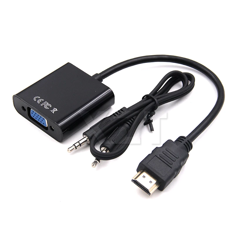 Видеоадаптер HDMI VGA HD TV CRT Monitor для XBOX 360 PS3 3 5 мм разъем аудио кабель адаптер