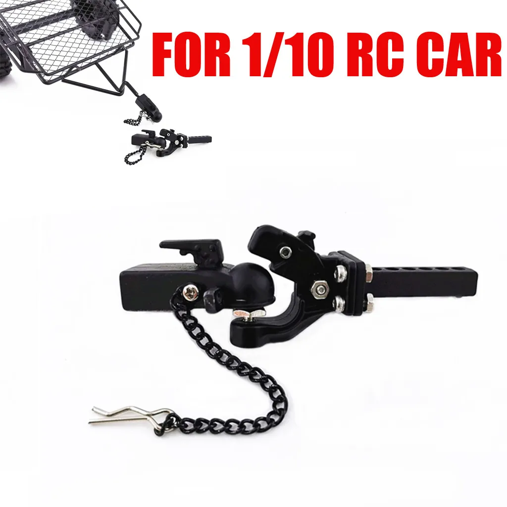 

Metal Hook Drop Hitchs Receiver for SCX10 90046 Traxxas TRX4 1/10 RC Crawler Car Drag hook + link component Toys Accessories New