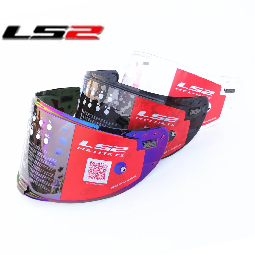 LS2 FF327 Challenger Helmet Visor Anti-fog Pinlock Pin Ready Motorcycle Helmet Replacement Face Shield LS2 FF327 Helmet Visor