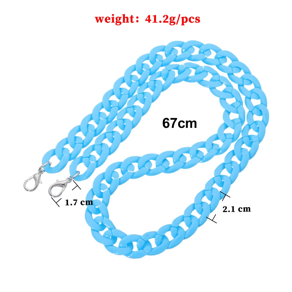 Glasses Straps Glasses Chain Glasses Retainer Acrylic Sunglasses Chain Women Reading Glasses Lanyard Hanging Neck Chain Cords Holder Gift