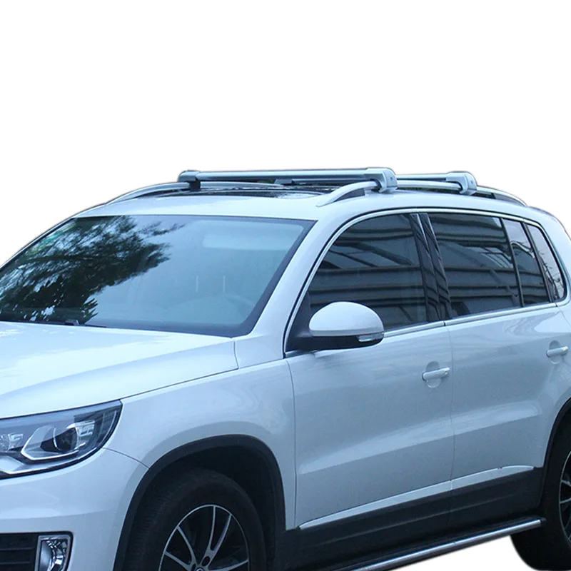 

Thicken roof bar luggage rail roof rack for tiguanL TouranL Multivan T-ROK t-cross tayron sharan Magotan Golf POLO