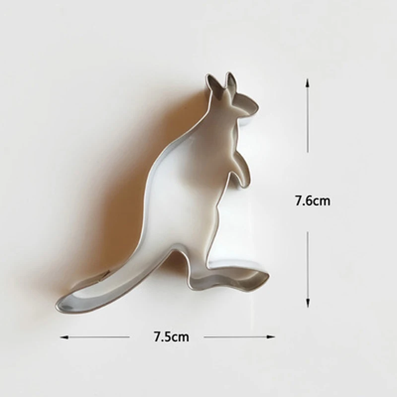 Emporte Piece En Metal Pour Patisserie Reposteria Cuisson Kangourou Moule A Biscuits Fondant Outils De Decoration De Gateaux Patisserie Garniture De Cupcake 1 Pieces Aliexpress