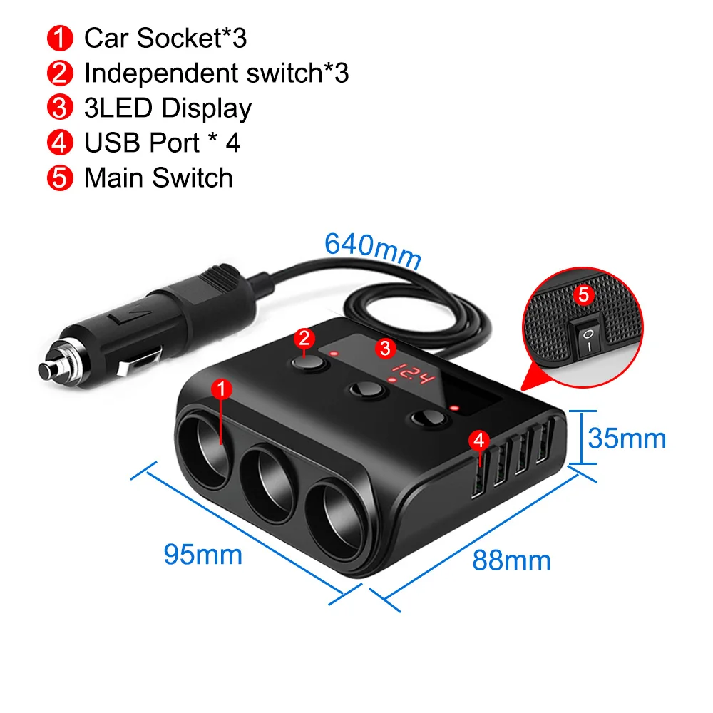 GPS ޴  , 12-24V  й, 4 Ʈ USB ,  , ڵ  