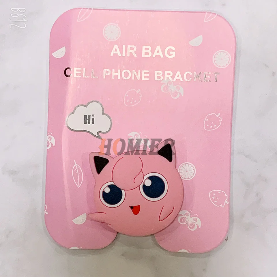 10 Cartoon Universal Mobile Phone Ring Holder Airbag Gasbag fold Stand Bracket Mount For iPhone XR XS Samsung Huawei Xiaomi - Цвет: 10