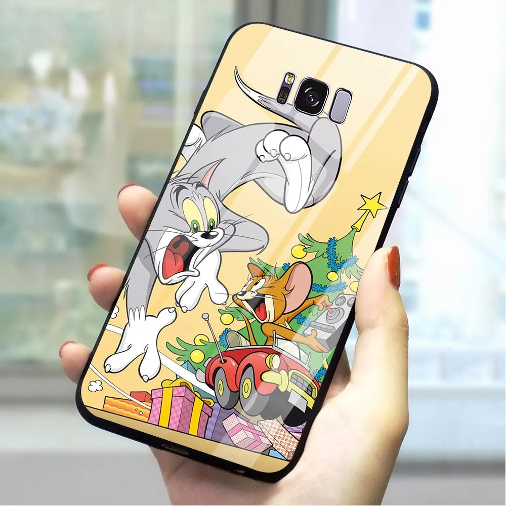 

Tom & Jerry Phone Cover for Samsung Galaxy S7 Edge Case S7 Edge S8 S9 Plus S10 A70 A60 M40 A50 A40 A20 A30 A10 Glass