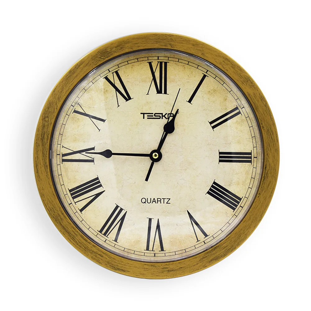 

Clock Watch Home Vintage Retro Wall Hanging Jewelry Pointer Secret Storage Office Cash Security Safety Box