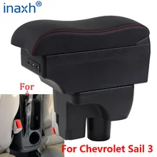 Accoudoir de voiture pour Chevrolet Sail 3, boîte de rangement de pièces de rénovation, accessoire de décoration
