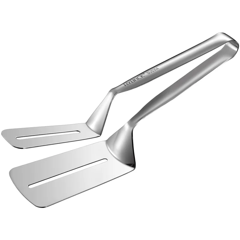 Stainless steel Tong Fried Steak Clip Steak clip Food Pizza Shovel Barbecue Tool Meat Clamp Hand Cake Food Clip